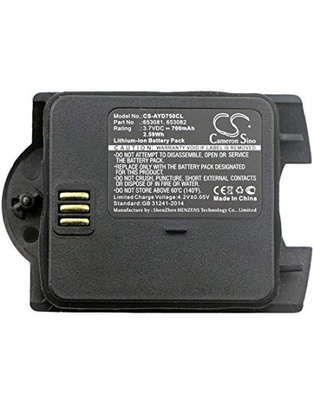 ASCOM 9D24-FAADA, 9D24-FBADA, i75, Raid2 Talker MKI, Talker 9D24 MKI Part NO 653081, 653082, BKBNB 220 21/1 vue de dessus