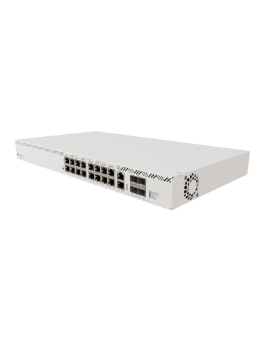 Mikrotik - Routeur Switch Cloud 16 ports Giga PoE + 4 SFP+